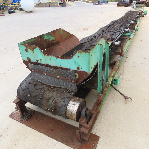 20" Wide x 29' Long Troughed Belt Conveyor 230/460V 3Ph Fast Moving 89FPM