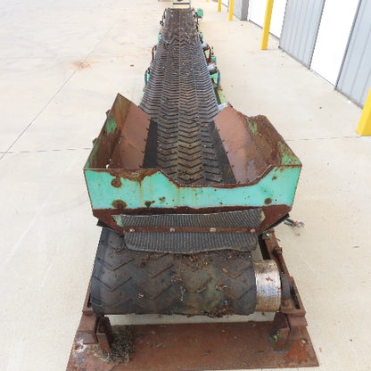 20" Wide x 29' Long Troughed Belt Conveyor 230/460V 3Ph Fast Moving 89FPM