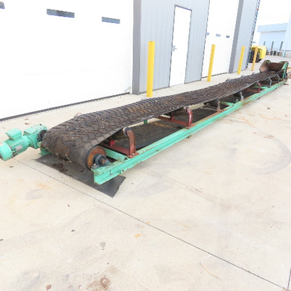 20" Wide x 29' Long Troughed Belt Conveyor 230/460V 3Ph Fast Moving 89FPM