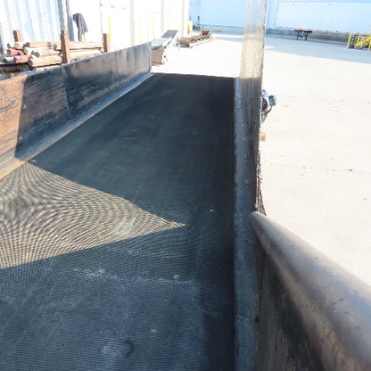 46" Wide x 18' Long 60° Incline Slide Belt Discharge Conveyor 23FPM