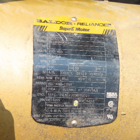 23" x 34' Incline Cleated Belt Discharge Conveyor 230/460V 3Ph 153FPM