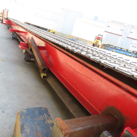 23" x 34' Incline Cleated Belt Discharge Conveyor 230/460V 3Ph 153FPM