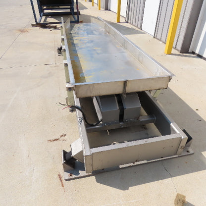 Link Belt LBL 3005x10' Sanitary Vibrating Conveyor 30" x 10' 460V 3Ph Tested