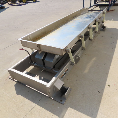 Link Belt LBL 3005x10' Sanitary Vibrating Conveyor 30" x 10' 460V 3Ph Tested