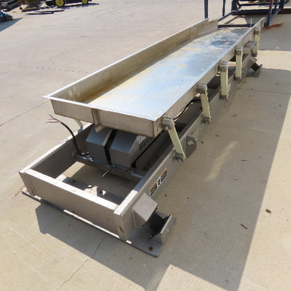 Link Belt LBL 3005x10' Sanitary Vibrating Conveyor 30" x 10' 460V 3Ph Tested