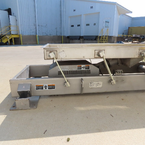 Link Belt LBL 3005x10' Sanitary Vibrating Conveyor 30" x 10' 460V 3Ph Tested