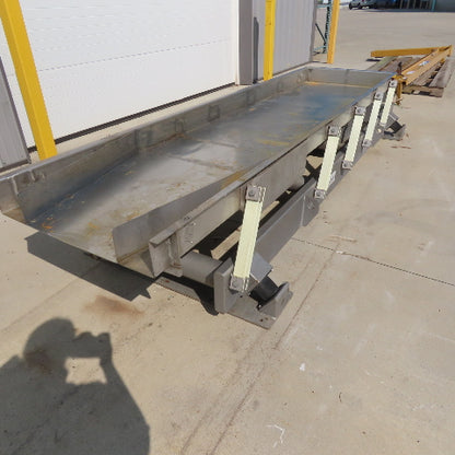 Link Belt LBL 3005x10' Sanitary Vibrating Conveyor 30" x 10' 460V 3Ph Tested