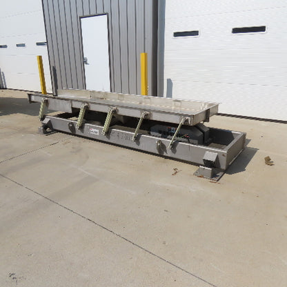 Link Belt LBL 3005x10' Sanitary Vibrating Conveyor 30" x 10' 460V 3Ph Tested