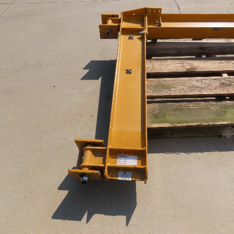 Spanco 300-050-12 1/2 Ton Wall Mount Jib Crane 12' Swing 123" Travel