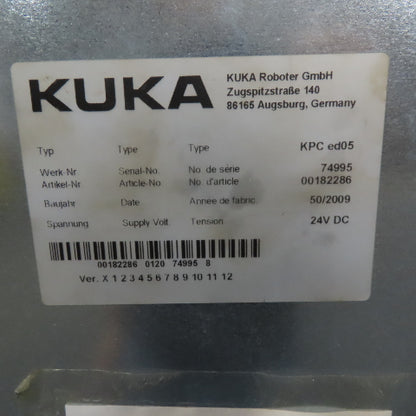 Kuka KR C 2 6 Axis Robot Controller No Program Parts/Repair