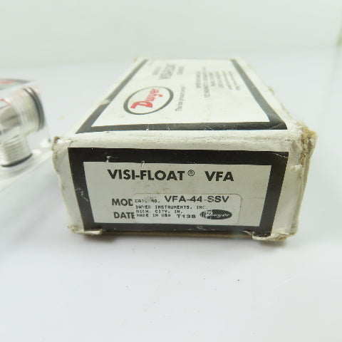Dwyer VFA-44-SSV Visi-Float Flowmeter 10-40 GPH Water