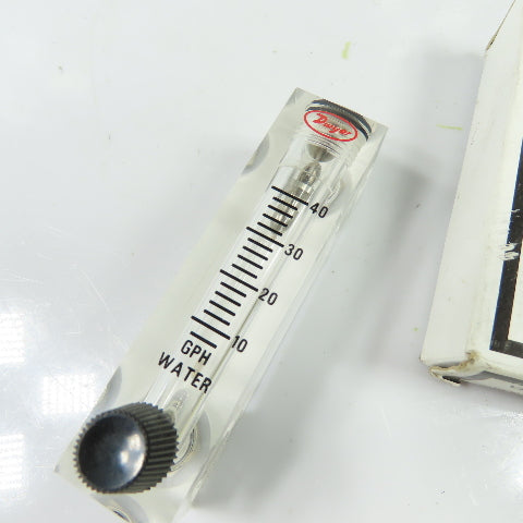 Dwyer VFA-44-SSV Visi-Float Flowmeter 10-40 GPH Water