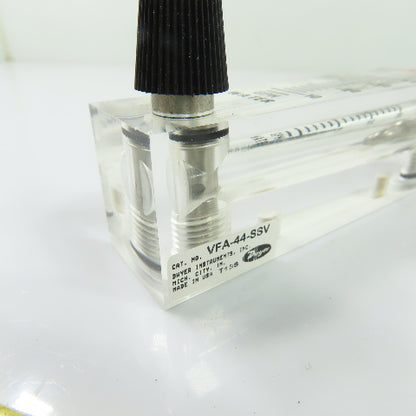 Dwyer VFA-44-SSV Visi-Float Flowmeter 10-40 GPH Water