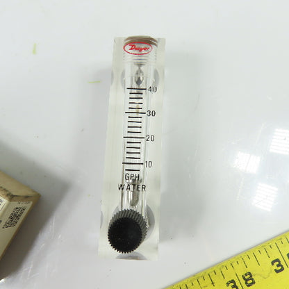 Dwyer VFA-44-SSV-VIT Visi-Float Flowmeter 10-40 GPH Water