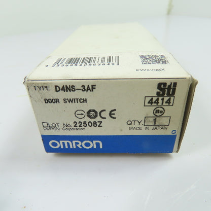 Omron D4NS-3AF Safety Door Interlock Switch 240VAC NEW