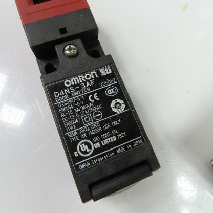 Omron D4NS-3AF Safety Door Interlock Switch 240VAC NEW