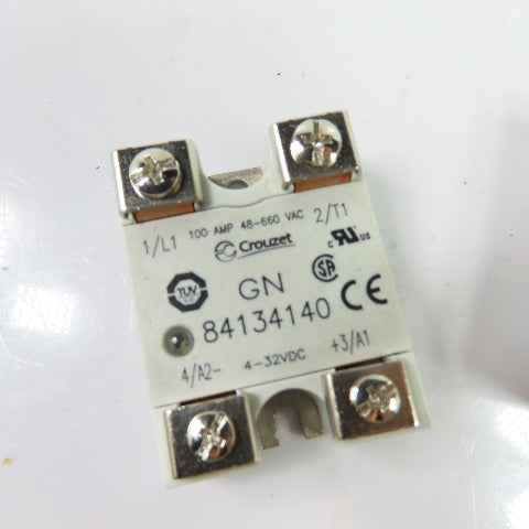 Crouzet GN84134140 100A Solid State Relay 48-660VAC 4-32VDC Input
