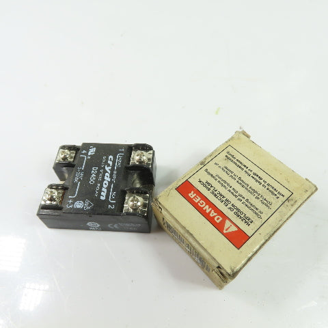 Crydom D2450 50A Solid State Relay 240VAC Output 3-32VDC Input NEW