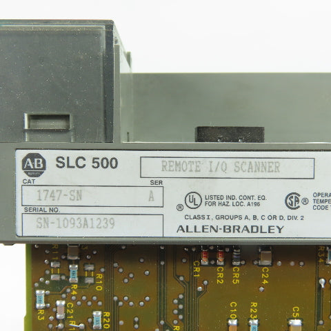 Allen-Bradley 1747-SN SLC 500 Remote I/O Scanner Module Ser A FRN 1.1