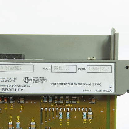 Allen-Bradley 1747-SN SLC 500 Remote I/O Scanner Module Ser A FRN 1.1