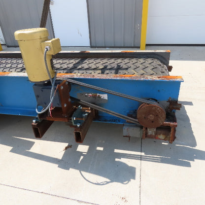 24" x 20'8" Long Slide Bed Conveyor W/ Magnetic Pick-Up 77FPM 480V 2Hp 3Ph