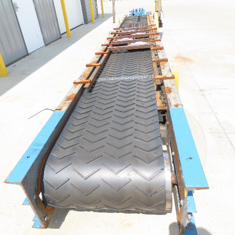 24" x 20'8" Long Slide Bed Conveyor W/ Magnetic Pick-Up 77FPM 480V 2Hp 3Ph