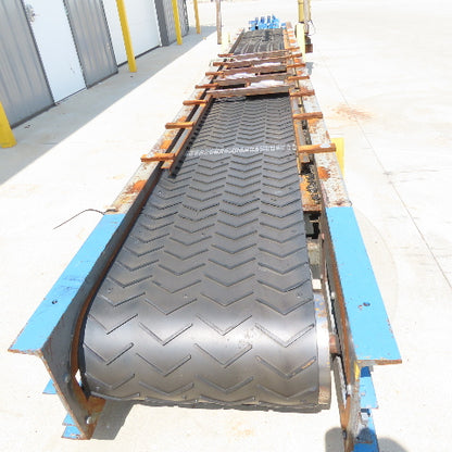 24" x 20'8" Long Slide Bed Conveyor W/ Magnetic Pick-Up 77FPM 480V 2Hp 3Ph