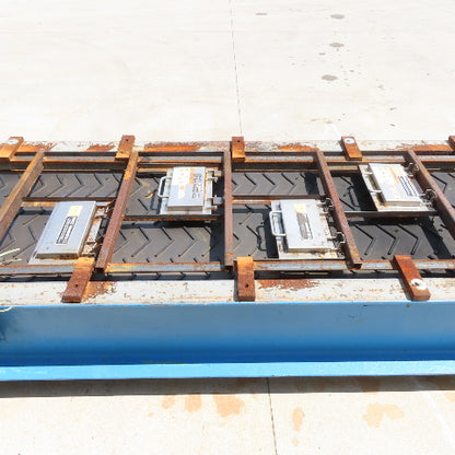 24" x 20'8" Long Slide Bed Conveyor W/ Magnetic Pick-Up 77FPM 480V 2Hp 3Ph