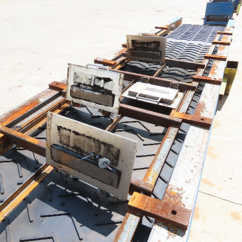 24" x 20'8" Long Slide Bed Conveyor W/ Magnetic Pick-Up 77FPM 480V 2Hp 3Ph