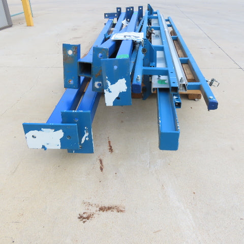 Gorbel 150Lbs Free Standing Workstation Crane 10' Width x 11' Run 11' Under