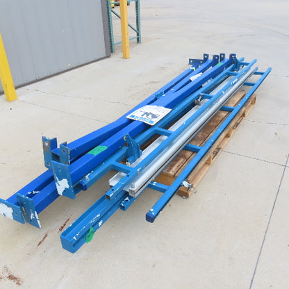 Gorbel 150Lbs Free Standing Workstation Crane 10' Width x 11' Run 11' Under