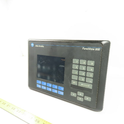 Allen-Bradley 2711-B6C1 Panelview 600 Ser C FRN 3.15 RevB HMI Operator Interface