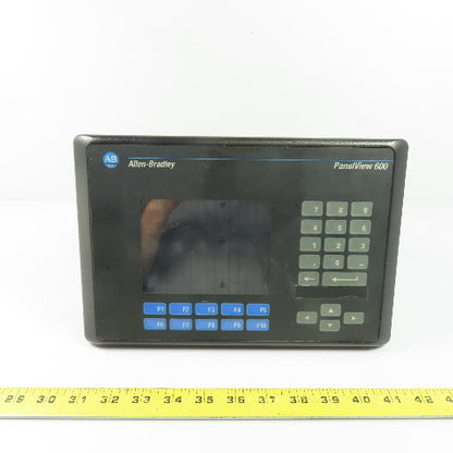 Allen-Bradley 2711-B6C1 Panelview 600 Ser C FRN 3.15 RevB HMI Operator Interface