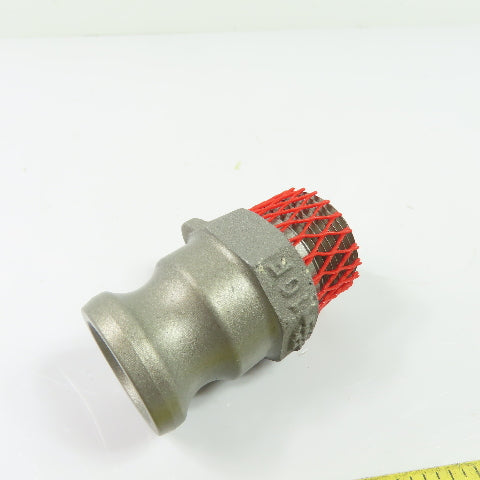 PT 10F Aluminum Camlock Male Adapter x Male 1" NPT Threaded Fitting NEW