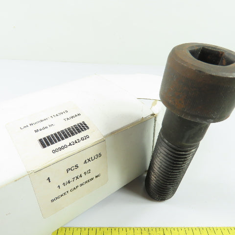 00900-4242-020 4XU35 1-1/4"-7 x 4-1/2" Socket Head Cap Screw NC