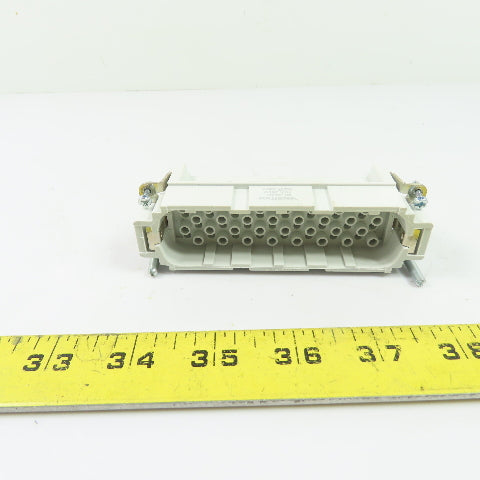 Walther MC464D 64-Pos Insert Rectangular Connector 10A 250V