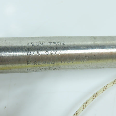 Watlow M6-07680 N7A-9477 480V 750W Firerod Cartridge Heater 7"
