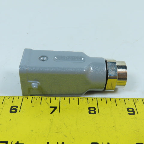 4-Pin Male Heavy Duty Power Connector w/Hood 600V