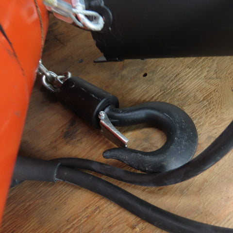 CM Lodestar Model L 1 Ton 2000LB Electric Chain Hoist 20' Lift 16FPM W/ Trolley