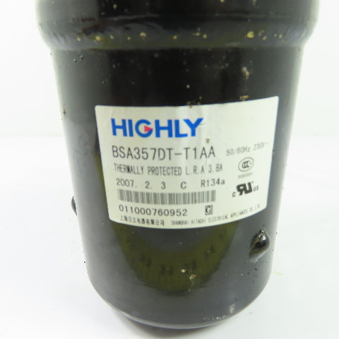 Highly BSA357DT-T1AA Refrigeration Compressor 230V 50/60Hz