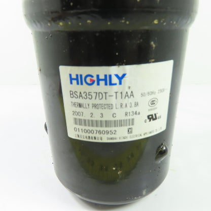 Highly BSA357DT-T1AA Refrigeration Compressor 230V 50/60Hz