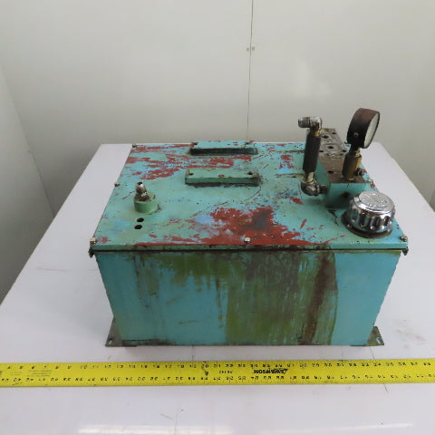 15 Gallon Hydraulic Power Unit Reservoir Fluid Tank TANK ONLY