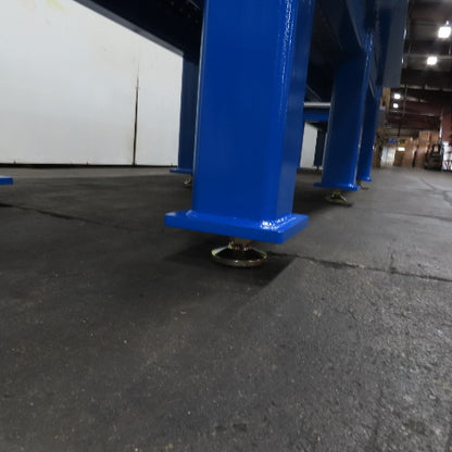 48" x 120" Steel Top 1-1/4" Thick Welding Fixture Table 3" x 3" Grid 5/8" Holes