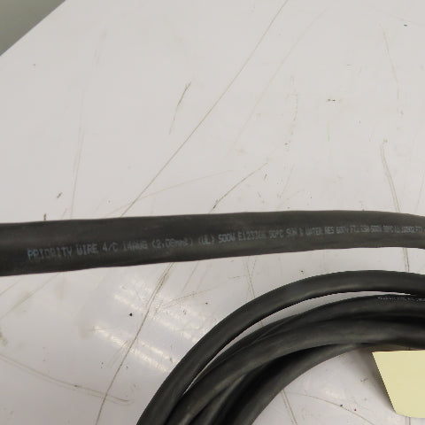 Priority Wire N/A 14AWG 4-Conductor SOOW Portable Power Cable 600V 23'