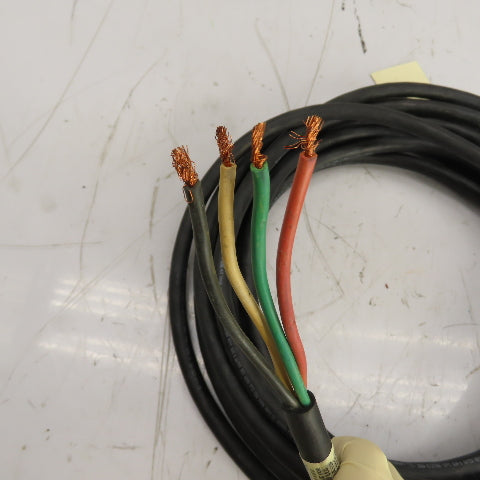 Priority Wire 14AWG 4-Conductor SOOW Portable Power Cable 600V 33'