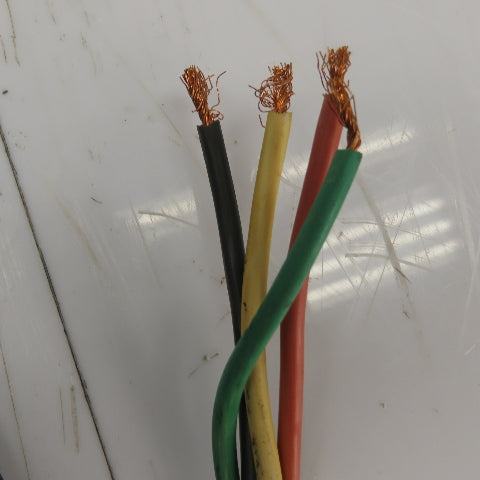 Priority Wire 14AWG 4-Conductor SOOW Portable Power Cable 600V 22'