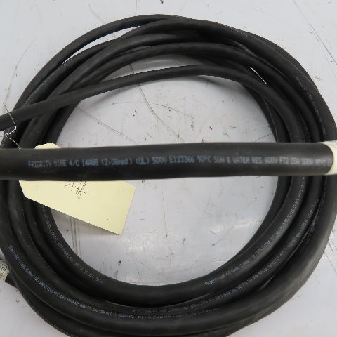 Priority Wire N/A 14AWG 4-Conductor SOOW Portable Power Cable 600V 31'