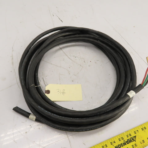 Priority Wire N/A 14AWG 4-Conductor SOOW Portable Power Cable 600V 31'