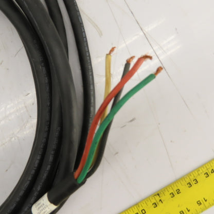 Priority Wire N/A 14AWG 4-Conductor SOOW Portable Power Cable 600V 31'