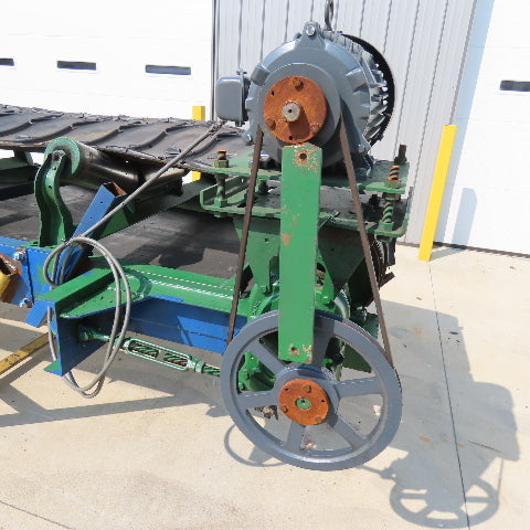 36" Wide x 22' Incline Troughing Conveyor 74FPM 230/460V